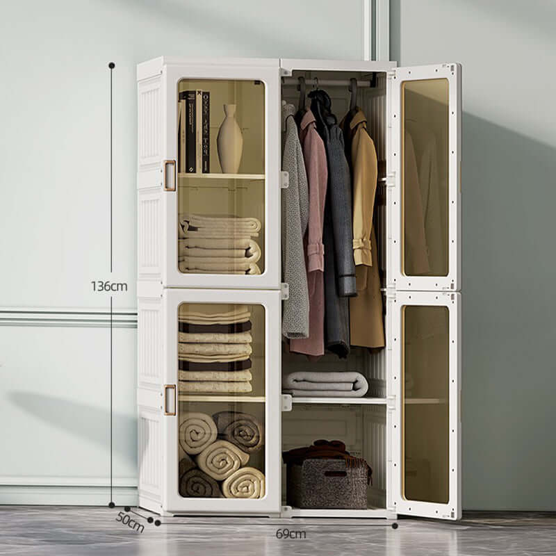 DSZ Product, feed-cond-new, feed-sl-DSZ Freight Payable, newKylin Cubes Storage Folding Cabinet Wardrobe With 8 Grids & 4 Doors & 1 Hanger - Premium Home & Garden > Storage > Clothing & Wardrobe Storage from Kylin ! Shop Online Buy Now at S & D's Value Store Family Business Best Customer ServiceDSZ Product, feed-cond-new, feed-sl-DSZ Freight Payable, new