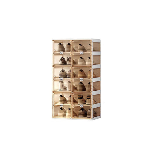 DSZ Product, feed-cond-new, feed-sl-DSZ Freight Payable, newKylin Cubes Storage Folding Shoe Box With 2 Column & 12 Grids & 6 Brown Door - Premium Home & Garden > Storage > Storage Boxes from Kylin ! Shop Online Buy Now at S & D's Value Store Family Business Best Customer ServiceDSZ Product, feed-cond-new, feed-sl-DSZ Freight Payable, new