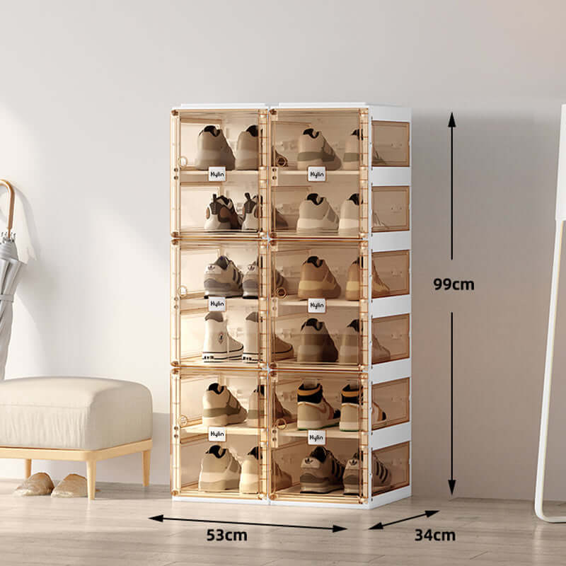 DSZ Product, feed-cond-new, feed-sl-DSZ Freight Payable, newKylin Cubes Storage Folding Shoe Box With 2 Column & 12 Grids & 6 Brown Door - Premium Home & Garden > Storage > Storage Boxes from Kylin ! Shop Online Buy Now at S & D's Value Store Family Business Best Customer ServiceDSZ Product, feed-cond-new, feed-sl-DSZ Freight Payable, new