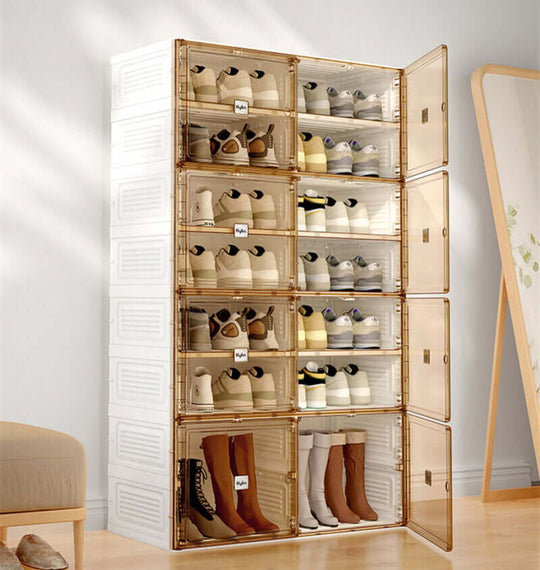 DSZ Product, feed-cond-new, feed-sl-DSZ Freight Payable, newKylin Cubes Storage Folding Shoe Cabinet With 1 Column & 5 Grids & 3 Brown Door - Premium Home & Garden > Storage > Storage Boxes from Kylin ! Shop Online Buy Now at S & D's Value Store Family Business Best Customer ServiceDSZ Product, feed-cond-new, feed-sl-DSZ Freight Payable, new