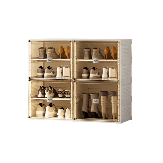 DSZ Product, feed-cond-new, feed-sl-DSZ Freight Payable, newKylin Cubes Storage Folding Shoe Cabinet With 2 Column & 7 Grids & 4 Brown Door - Premium Home & Garden > Storage > Storage Boxes from Kylin ! Shop Online Buy Now at S & D's Value Store Family Business Best Customer ServiceDSZ Product, feed-cond-new, feed-sl-DSZ Freight Payable, new