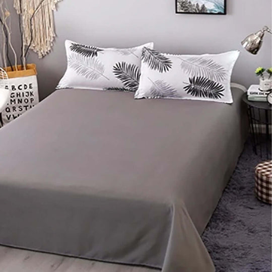 DSZ Product, feed-cond-new, feed-sl-DSZ Freight PayablePalm Leaves Pattern Aloe Cotton Flat Sheet Quilt Cover Pillowcases 4Pcs Bedding Set (Queen) - Premium Home & Garden > Bedding > Bed Sheets from Jr Joyreap ! Shop Online Buy Now at S & D's Value Store Family Business Best Customer ServiceDSZ Product, feed-cond-new, feed-sl-DSZ Freight Payable