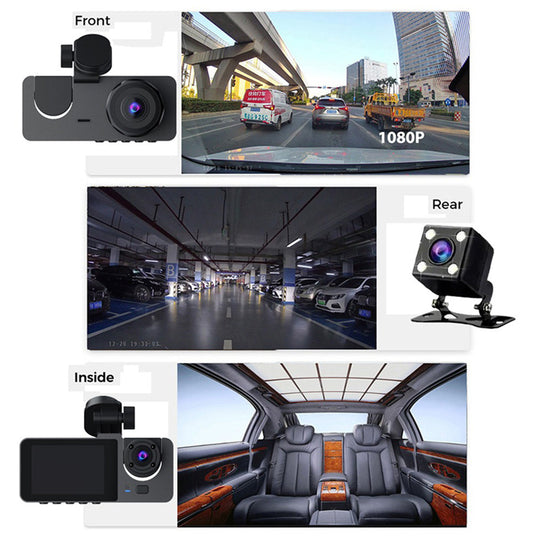 DSZ Product, feed-cond-new, feed-sl-DSZ Freight Payable, new3 Channel Car Dvr Hd 1080P Vehicle Dash Cam Three Way Camera Dvrs Recorder With 32 Gb Card - Premium Electronics > Business & Home Security > Security Cameras & Accessories from Jr Joyreap ! Shop Online Buy Now at S & D's Value Store Family Business Best Customer ServiceDSZ Product, feed-cond-new, feed-sl-DSZ Freight Payable, new