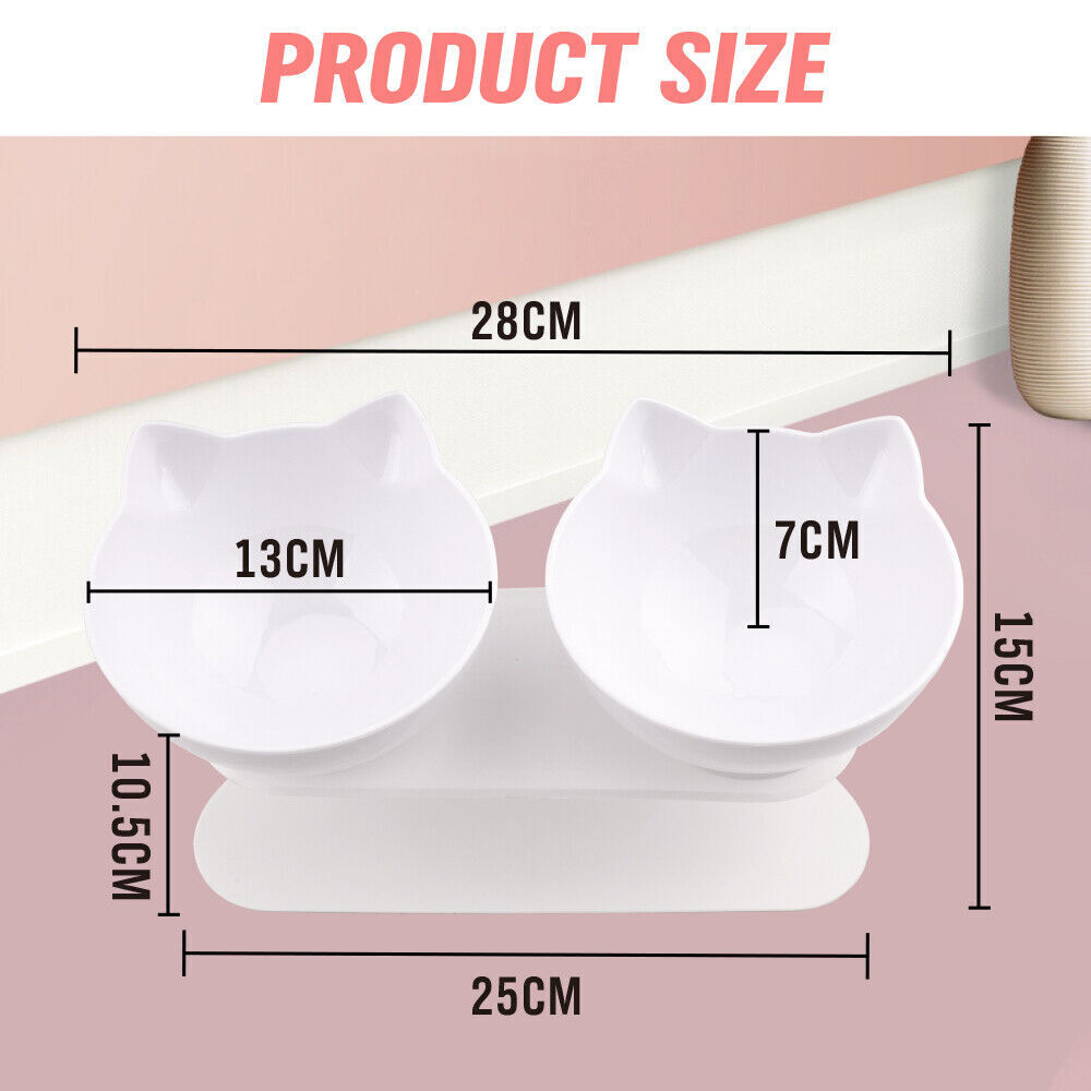 DSZ Product, feed-cond-new, feed-sl-DSZ Freight Payable, newWhite Double Cat Bowl Pet Bowls Stand Dog Elevated Feeder Food Water Raised Lifted - Premium Pet Care > Dog Supplies > Dog Bowls, Feeders & Waterers from Vaka ! Shop Online Buy Now at S & D's Value Store Family Business Best Customer ServiceDSZ Product, feed-cond-new, feed-sl-DSZ Freight Payable, new