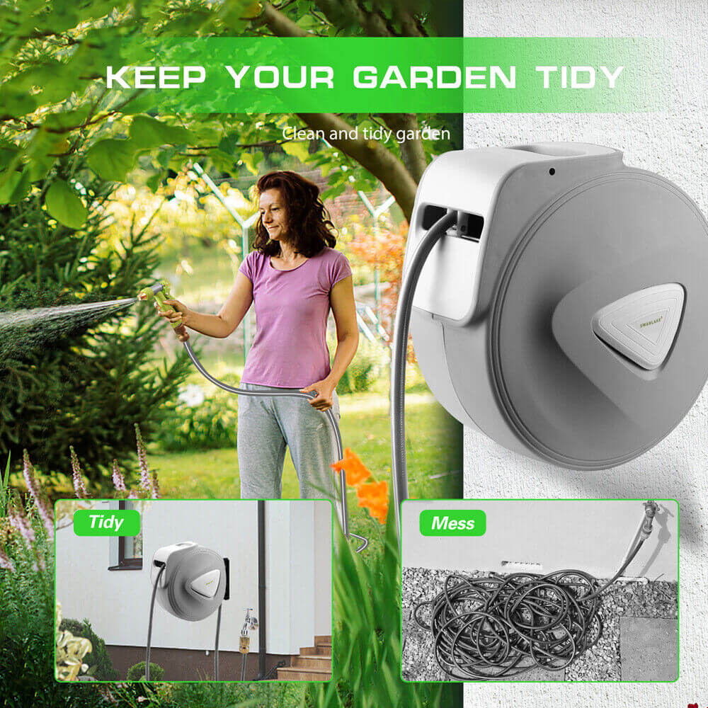 DSZ Product, feed-cond-new, feed-sl-DSZ Freight PayableGarden Spray Gun Auto Rewind Wall Water Hose Mount Hose Reel 20M Retractable - Premium Home & Garden > Garden Tools > Garden Hoses from Sedy ! Shop Online Buy Now at S & D's Value Store Family Business Best Customer ServiceDSZ Product, feed-cond-new, feed-sl-DSZ Freight Payable