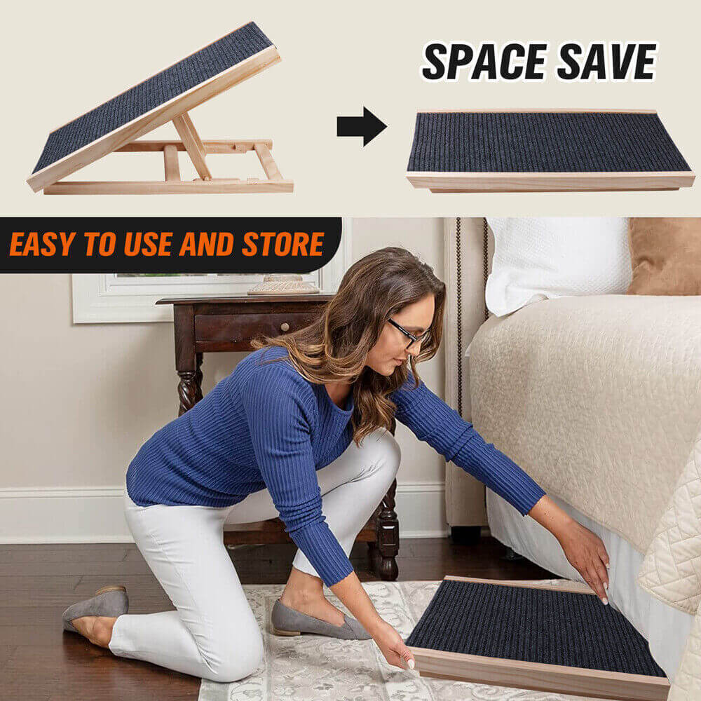 DSZ Product, feed-cond-new, feed-sl-DSZ Freight Payable, newVaka 70Cm Foldable Dog Pet Ramp Adjustable Height Dogs Stairs For Bed Sofa 82006 - Premium Pet Care > Dog Supplies > Dog Steps & Ramps from Sedy ! Shop Online Buy Now at S & D's Value Store Family Business Best Customer ServiceDSZ Product, feed-cond-new, feed-sl-DSZ Freight Payable, new