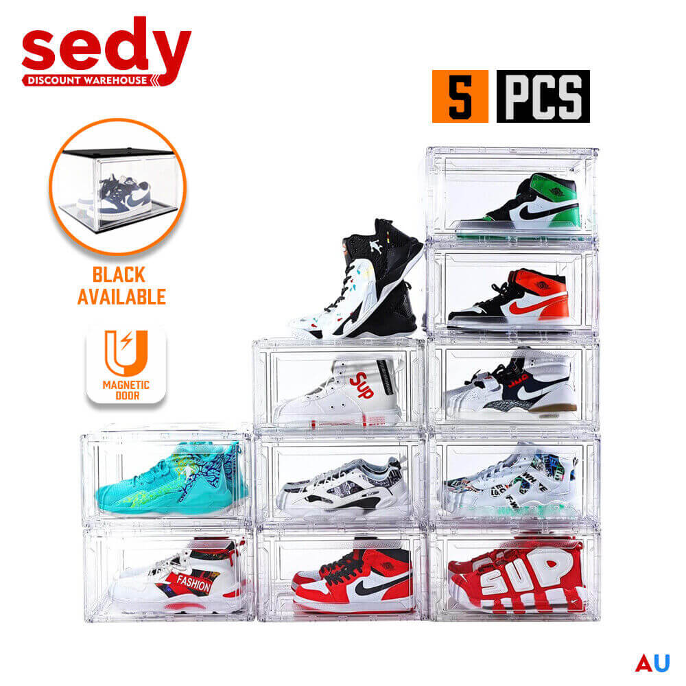 DSZ Product, feed-cond-new, feed-sl-DSZ Freight Payable, new10Pc  Stackable Shoe Display Box Hard Acrylic Sneaker Storage Containers Case - Premium Home & Garden > Storage > Storage Boxes from Sedy ! Shop Online Buy Now at S & D's Value Store Family Business Best Customer ServiceDSZ Product, feed-cond-new, feed-sl-DSZ Freight Payable, new