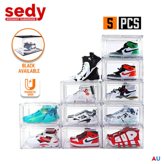 DSZ Product, feed-cond-new, feed-sl-DSZ Freight Payable, new10Pc  Stackable Shoe Display Box Hard Acrylic Sneaker Storage Containers Case - Premium Home & Garden > Storage > Storage Boxes from Sedy ! Shop Online Buy Now at S & D's Value Store Family Business Best Customer ServiceDSZ Product, feed-cond-new, feed-sl-DSZ Freight Payable, new