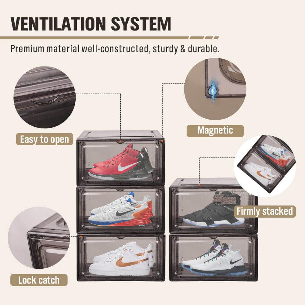 DSZ Product, feed-cond-new, feed-sl-DSZ Freight Payable, new20Pcs Premium Acrylic Shoe Box Sneaker Display Storage Case  Boxes Magnetic Door Au - Premium Home & Garden > Storage > Storage Boxes from Sedy ! Shop Online Buy Now at S & D's Value Store Family Business Best Customer ServiceDSZ Product, feed-cond-new, feed-sl-DSZ Freight Payable, new