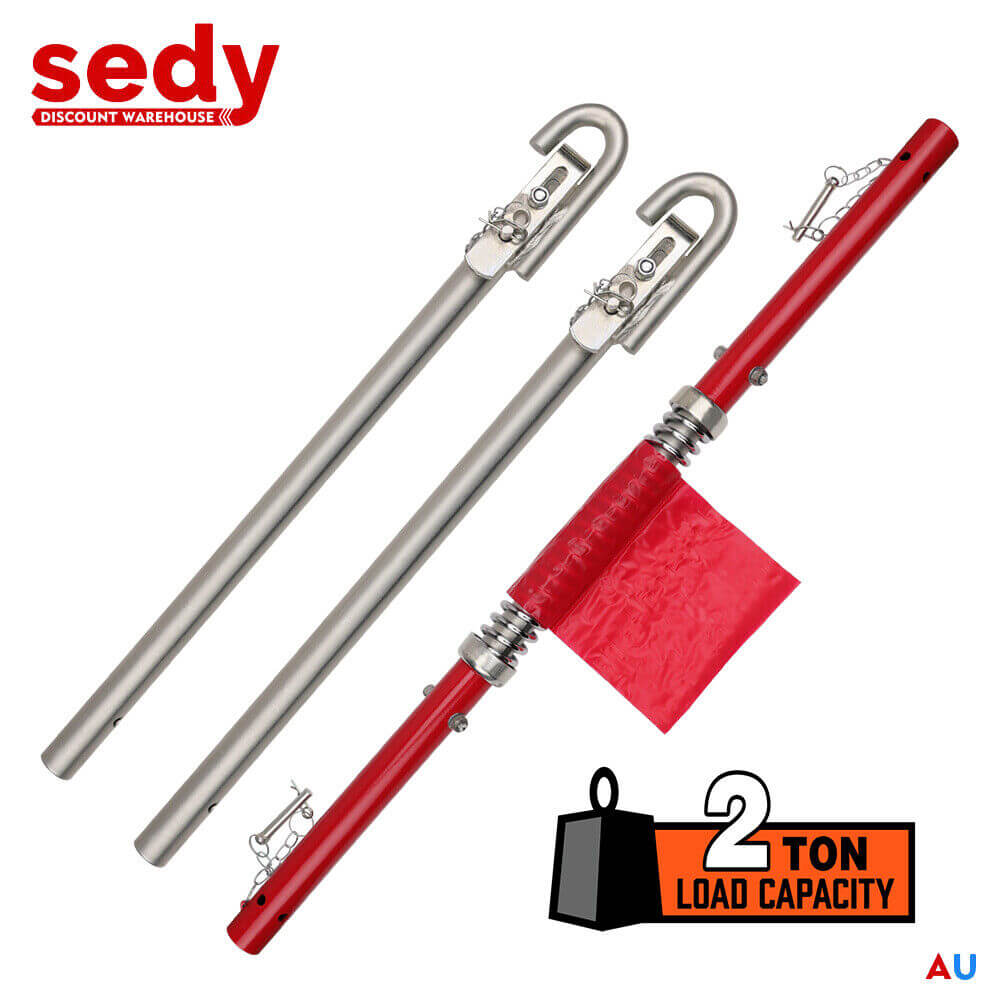 DSZ Product, feed-cond-new, feed-sl-DSZ Freight Payable, new3Pcs 2 Ton Trailer Hitch 186Cm Heavy Duty Tow Bar 4Wd Trailer Spring Buffer Au - Premium Outdoor Recreation > Camping > Caravan Accessories from Sedy ! Shop Online Buy Now at S & D's Value Store Family Business Best Customer ServiceDSZ Product, feed-cond-new, feed-sl-DSZ Freight Payable, new