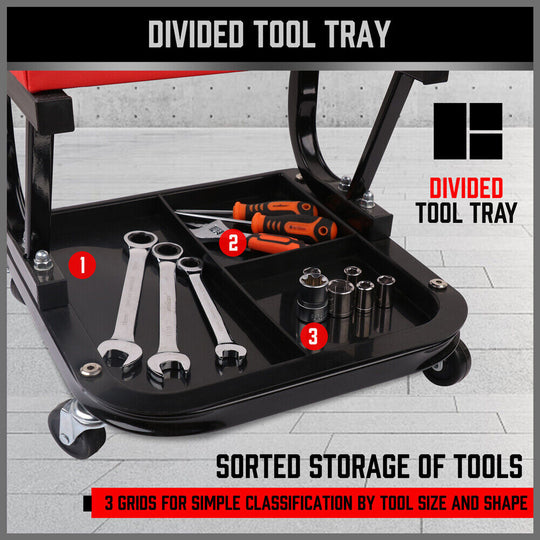 DSZ Product, feed-cond-new, feed-sl-DSZ Freight Payable, newHorusdy Rolling Creeper Seat Workshop Mechanic Stool Garage Repair Storage Tray - Premium Furniture > Office > Office & Desk Chairs from Sedy ! Shop Online Buy Now at S & D's Value Store Family Business Best Customer ServiceDSZ Product, feed-cond-new, feed-sl-DSZ Freight Payable, new