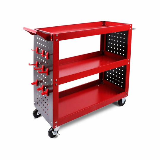 DSZ Product, feed-cond-new, feed-sl-DSZ Freight Payable, newRed 3 - Tier Tool Cart Storage Trolley Toolbox Workshop Garage Organiser 150Kg Red - Premium Furniture > Dining > Kitchen & Dining Trolleys from Sedy ! Shop Online Buy Now at S & D's Value Store Family Business Best Customer ServiceDSZ Product, feed-cond-new, feed-sl-DSZ Freight Payable, new