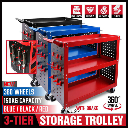 DSZ Product, feed-cond-new, feed-sl-DSZ Freight Payable, newRed 3 - Tier Tool Cart Storage Trolley Toolbox Workshop Garage Organiser 150Kg Red - Premium Furniture > Dining > Kitchen & Dining Trolleys from Sedy ! Shop Online Buy Now at S & D's Value Store Family Business Best Customer ServiceDSZ Product, feed-cond-new, feed-sl-DSZ Freight Payable, new