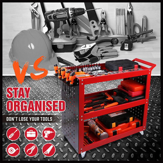 DSZ Product, feed-cond-new, feed-sl-DSZ Freight Payable, newRed 3 - Tier Tool Cart Storage Trolley Toolbox Workshop Garage Organiser 150Kg Red - Premium Furniture > Dining > Kitchen & Dining Trolleys from Sedy ! Shop Online Buy Now at S & D's Value Store Family Business Best Customer ServiceDSZ Product, feed-cond-new, feed-sl-DSZ Freight Payable, new