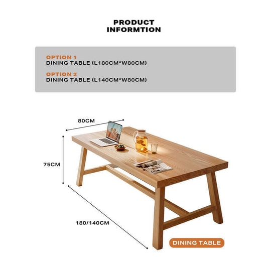 DSZ Product, feed-cond-new, feed-sl-DSZ Freight Payable1.8M Solid Wood Dining Table Square Dining Table Dining Table Kitchen Furniture - Premium Furniture > Dining > Kitchen & Dining Chairs from EHC ! Shop Online Buy Now at S & D's Value Store Family Business Best Customer ServiceDSZ Product, feed-cond-new, feed-sl-DSZ Freight Payable