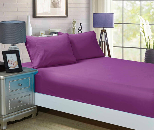 DSZ Product, feed-cond-new, feed-sl-DSZ Freight Payable1000Tc Ultra Soft Fitted Sheet & 2 Pillowcases Set - Double Size Bed - Purple - Premium Home & Garden > Bedding > Bed Sheets from Fabric Fantastic ! Shop Online Buy Now at S & D's Value Store Family Business Best Customer ServiceDSZ Product, feed-cond-new, feed-sl-DSZ Freight Payable