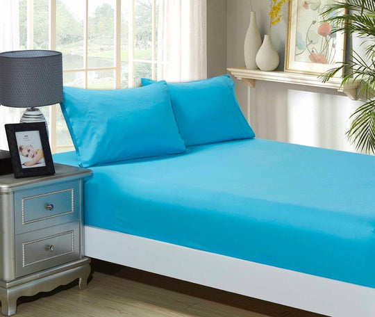 DSZ Product, feed-cond-new, feed-sl-DSZ Freight Payable1000Tc Ultra Soft Fitted Sheet & 2 Pillowcases Set - Double Size Bed - Light Blue - Premium Home & Garden > Bedding > Bed Sheets from Fabric Fantastic ! Shop Online Buy Now at S & D's Value Store Family Business Best Customer ServiceDSZ Product, feed-cond-new, feed-sl-DSZ Freight Payable