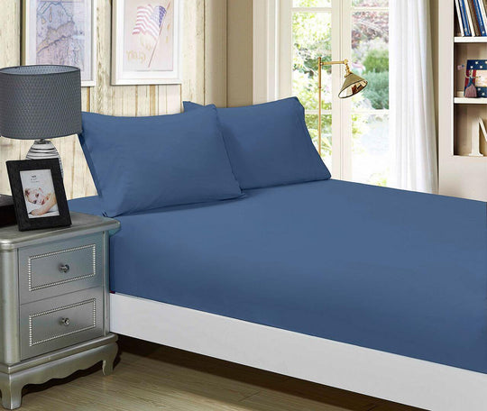 DSZ Product, feed-cond-new, feed-sl-DSZ Freight Payable1000Tc Ultra Soft Fitted Sheet & 2 Pillowcases Set - Double Size Bed - Greyish Blue - Premium Home & Garden > Bedding > Bed Sheets from Fabric Fantastic ! Shop Online Buy Now at S & D's Value Store Family Business Best Customer ServiceDSZ Product, feed-cond-new, feed-sl-DSZ Freight Payable