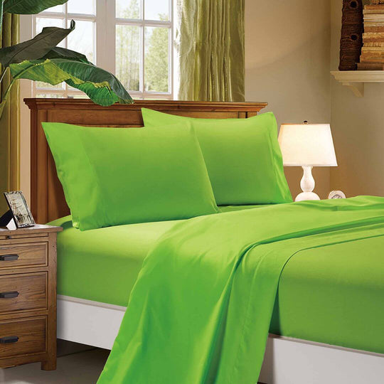 DSZ Product, feed-cond-new, feed-sl-DSZ Freight Payable1000Tc Ultra Soft Double Size Bed Green Flat & Fitted Sheet Set - Premium Home & Garden > Bedding > Bed Sheets from Fabric Fantastic ! Shop Online Buy Now at S & D's Value Store Family Business Best Customer ServiceDSZ Product, feed-cond-new, feed-sl-DSZ Freight Payable