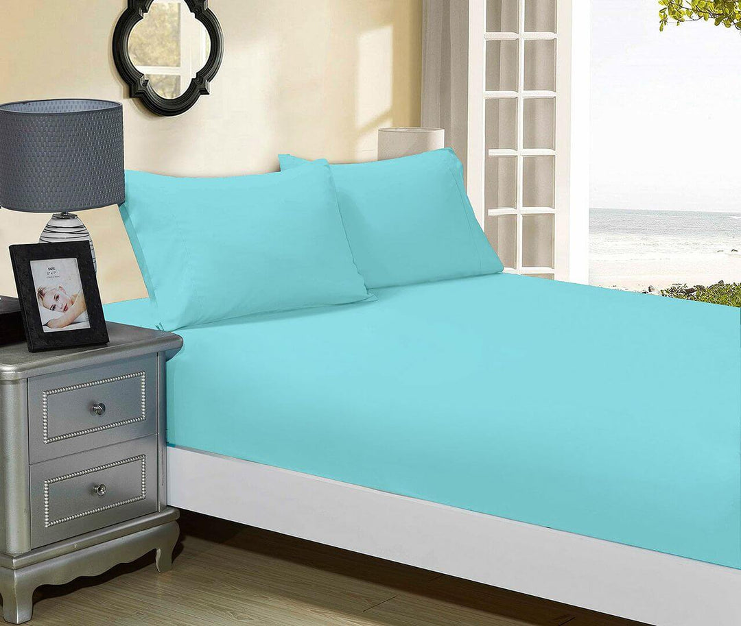 DSZ Product, feed-cond-new, feed-sl-DSZ Freight Payable1000Tc Ultra Soft Fitted Sheet & 2 Pillowcases Set - King Size Bed - Aqua - Premium Home & Garden > Bedding > Bed Sheets from Fabric Fantastic ! Shop Online Buy Now at S & D's Value Store Family Business Best Customer ServiceDSZ Product, feed-cond-new, feed-sl-DSZ Freight Payable