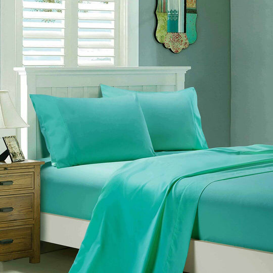 DSZ Product, feed-cond-new, feed-sl-DSZ Freight Payable1000Tc Ultra Soft King Size Bed Teal Flat & Fitted Sheet Set - Premium Home & Garden > Bedding > Bed Sheets from Fabric Fantastic ! Shop Online Buy Now at S & D's Value Store Family Business Best Customer ServiceDSZ Product, feed-cond-new, feed-sl-DSZ Freight Payable