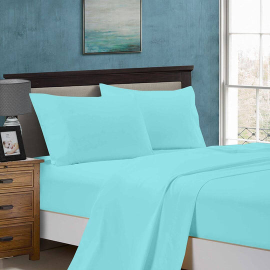 DSZ Product, feed-cond-new, feed-sl-DSZ Freight Payable1000Tc Queen Size Bed Soft Flat & Fitted Sheet Set Aqua - Premium Home & Garden > Bedding > Bed Sheets from Fabric Fantastic ! Shop Online Buy Now at S & D's Value Store Family Business Best Customer ServiceDSZ Product, feed-cond-new, feed-sl-DSZ Freight Payable