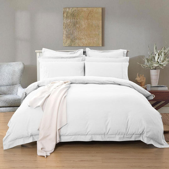 DSZ Product, feed-cond-new, feed-sl-DSZ Freight Payable1000Tc Tailored Double Size White Duvet Quilt Cover Set - Premium Home & Garden > Bedding > Duvet Covers from Fabric Fantastic ! Shop Online Buy Now at S & D's Value Store Family Business Best Customer ServiceDSZ Product, feed-cond-new, feed-sl-DSZ Freight Payable