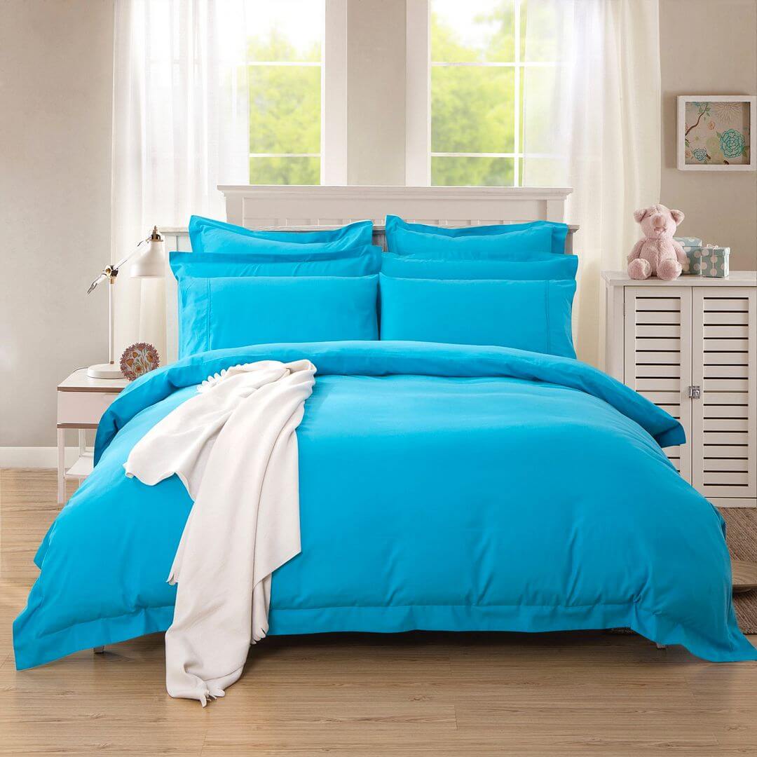 DSZ Product, feed-cond-new, feed-sl-DSZ Freight Payable1000Tc Tailored Double Size Light Blue Duvet Quilt Cover Set - Premium Home & Garden > Bedding > Duvet Covers from Fabric Fantastic ! Shop Online Buy Now at S & D's Value Store Family Business Best Customer ServiceDSZ Product, feed-cond-new, feed-sl-DSZ Freight Payable