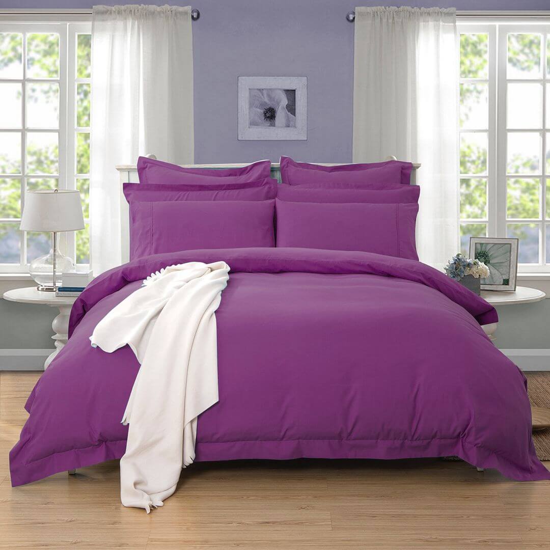 DSZ Product, feed-cond-new, feed-sl-DSZ Freight Payable1000Tc Tailored Double Size Purple Duvet Quilt Cover Set - Premium Home & Garden > Bedding > Duvet Covers from Fabric Fantastic ! Shop Online Buy Now at S & D's Value Store Family Business Best Customer ServiceDSZ Product, feed-cond-new, feed-sl-DSZ Freight Payable