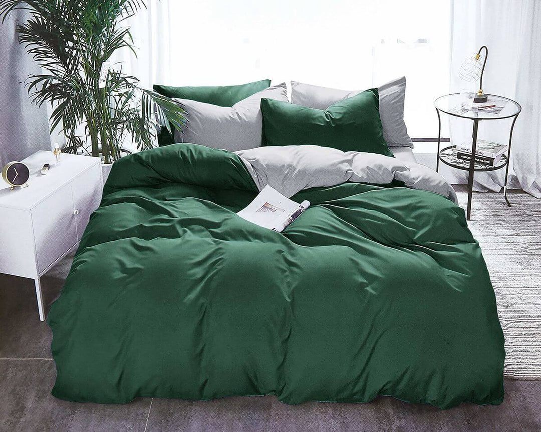 DSZ Product, feed-cond-new, feed-sl-DSZ Freight Payable1000Tc Reversible King Size Green And Grey Duvet Quilt Cover Set - Premium Home & Garden > Bedding > Duvet Covers from Fabric Fantastic ! Shop Online Buy Now at S & D's Value Store Family Business Best Customer ServiceDSZ Product, feed-cond-new, feed-sl-DSZ Freight Payable