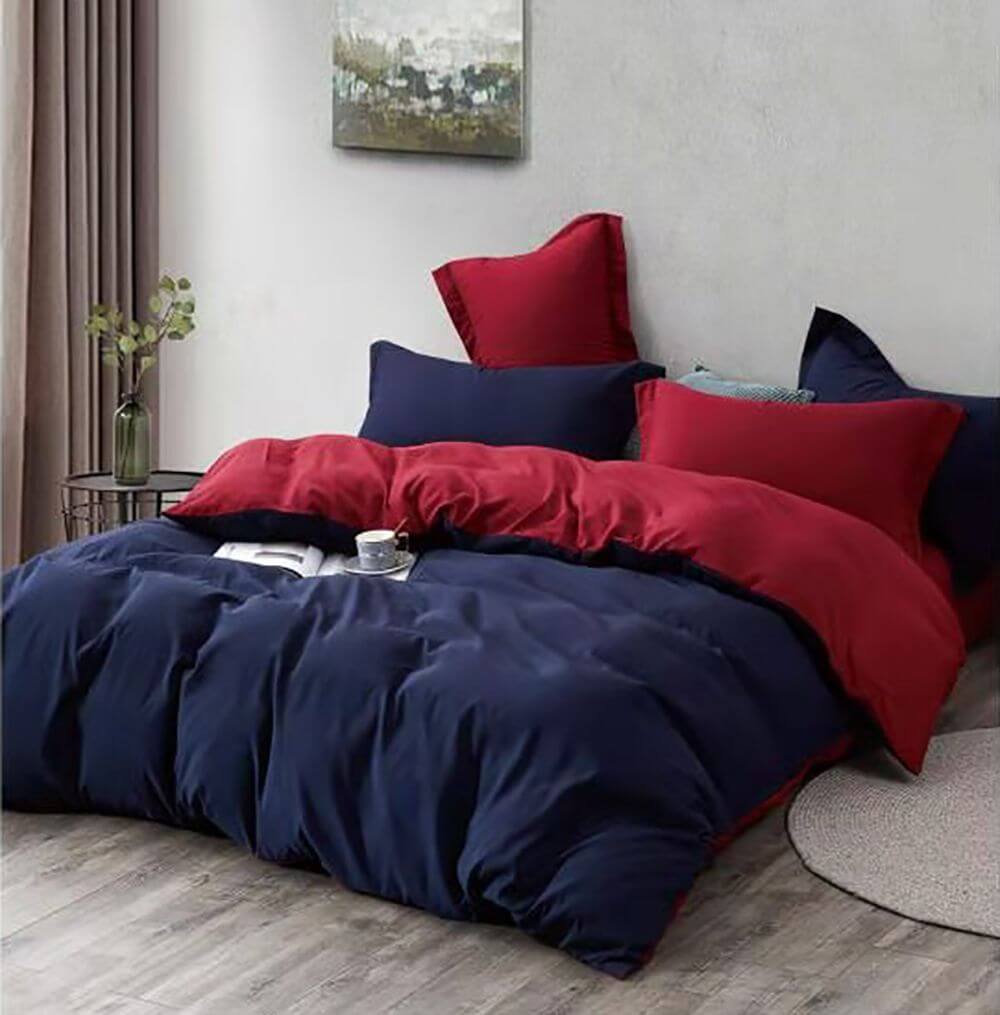 DSZ Product, feed-cond-new, feed-sl-DSZ Freight Payable1000Tc Reversible King Size Blue And Red Duvet Quilt Cover Set - Premium Home & Garden > Bedding > Duvet Covers from Fabric Fantastic ! Shop Online Buy Now at S & D's Value Store Family Business Best Customer ServiceDSZ Product, feed-cond-new, feed-sl-DSZ Freight Payable