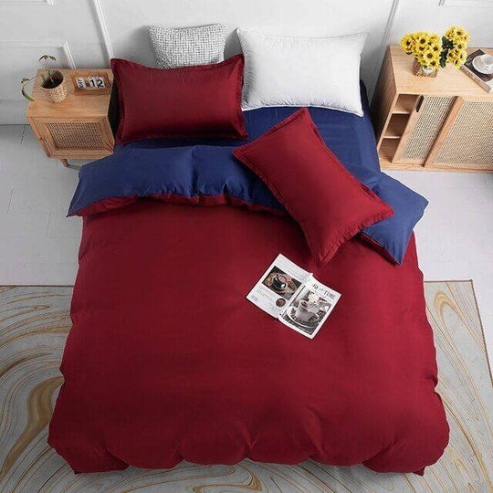 DSZ Product, feed-cond-new, feed-sl-DSZ Freight Payable1000Tc Reversible King Size Blue And Red Duvet Quilt Cover Set - Premium Home & Garden > Bedding > Duvet Covers from Fabric Fantastic ! Shop Online Buy Now at S & D's Value Store Family Business Best Customer ServiceDSZ Product, feed-cond-new, feed-sl-DSZ Freight Payable