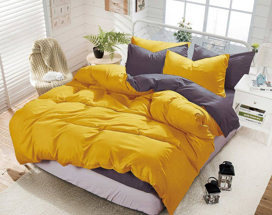 DSZ Product, feed-cond-new, feed-sl-DSZ Freight Payable1000Tc Reversible Super King Size Yellow And Grey Duvet Quilt Cover Set - Premium Home & Garden > Bedding > Duvet Covers from Fabric Fantastic ! Shop Online Buy Now at S & D's Value Store Family Business Best Customer ServiceDSZ Product, feed-cond-new, feed-sl-DSZ Freight Payable