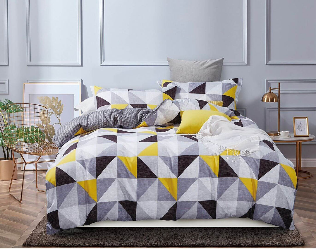 DSZ Product, feed-cond-new, feed-sl-DSZ Freight PayableGeometric Double Size Duvet Quilt Cover Set - Premium Home & Garden > Bedding > Duvet Covers from Fabric Fantastic ! Shop Online Buy Now at S & D's Value Store Family Business Best Customer ServiceDSZ Product, feed-cond-new, feed-sl-DSZ Freight Payable