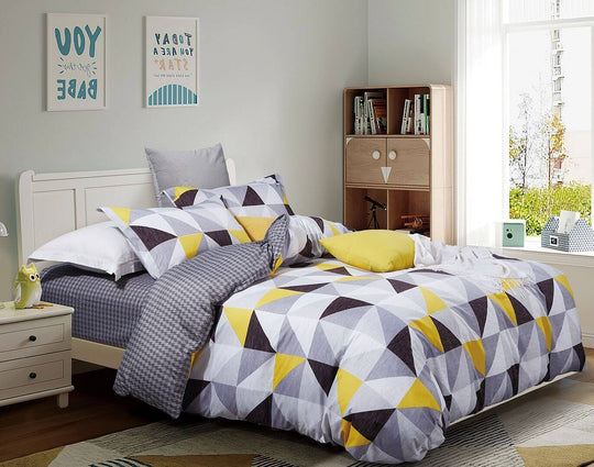 DSZ Product, feed-cond-new, feed-sl-DSZ Freight PayableGeometric Double Size Duvet Quilt Cover Set - Premium Home & Garden > Bedding > Duvet Covers from Fabric Fantastic ! Shop Online Buy Now at S & D's Value Store Family Business Best Customer ServiceDSZ Product, feed-cond-new, feed-sl-DSZ Freight Payable