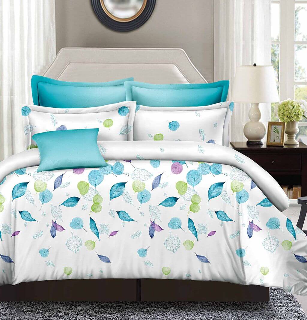 DSZ Product, feed-cond-new, feed-sl-DSZ Freight PayableLeaves King Size Duvet Quilt Cover Set - Premium Home & Garden > Bedding > Duvet Covers from Fabric Fantastic ! Shop Online Buy Now at S & D's Value Store Family Business Best Customer ServiceDSZ Product, feed-cond-new, feed-sl-DSZ Freight Payable