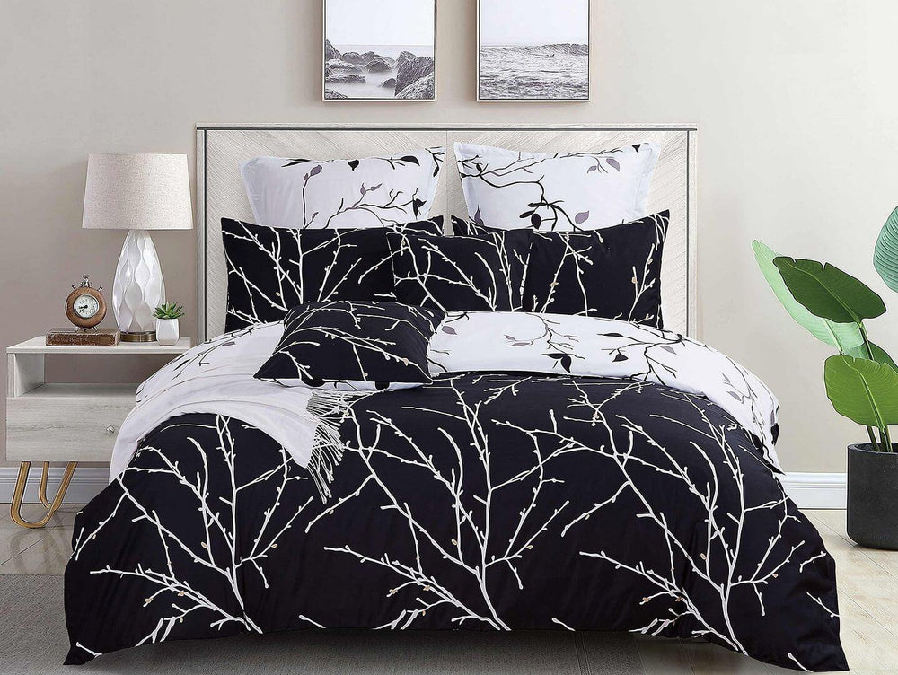 DSZ Product, feed-cond-new, feed-sl-DSZ Freight PayableTree Reversible King Size White Duvet Quilt Cover Set - Premium Home & Garden > Bedding > Duvet Covers from Fabric Fantastic ! Shop Online Buy Now at S & D's Value Store Family Business Best Customer ServiceDSZ Product, feed-cond-new, feed-sl-DSZ Freight Payable