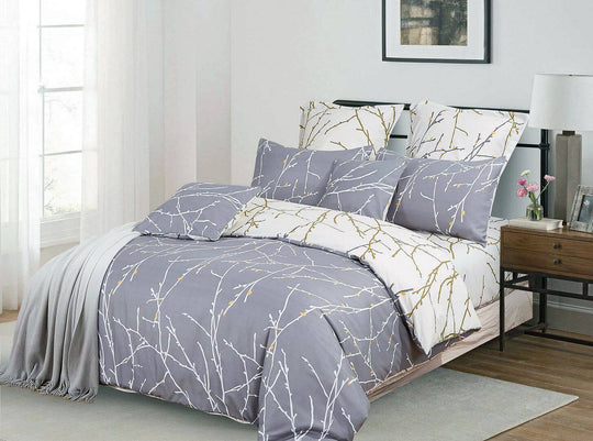 DSZ Product, feed-cond-new, feed-sl-DSZ Freight PayableTree Reversible King Size Grey Duvet Quilt Cover Set - Premium Home & Garden > Bedding > Duvet Covers from Fabric Fantastic ! Shop Online Buy Now at S & D's Value Store Family Business Best Customer ServiceDSZ Product, feed-cond-new, feed-sl-DSZ Freight Payable