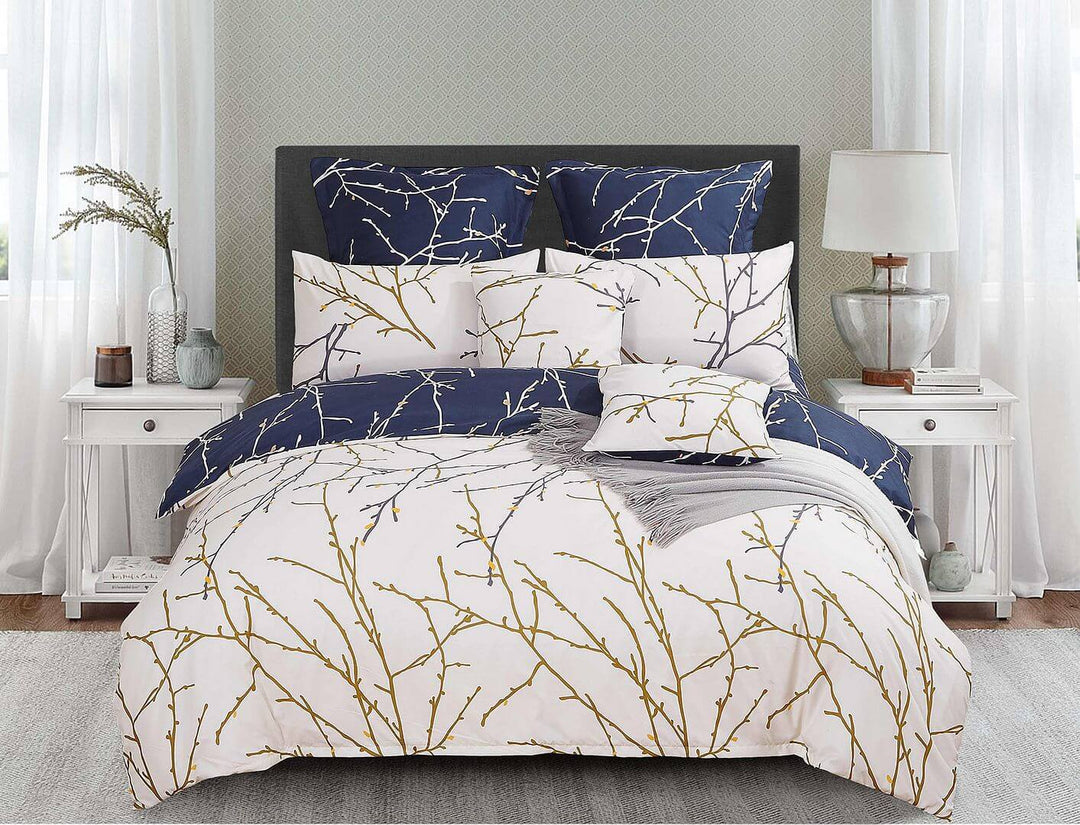 DSZ Product, feed-cond-new, feed-sl-DSZ Freight PayableTree Reversible King Size Blue Duvet Quilt Cover Set - Premium Home & Garden > Bedding > Duvet Covers from Fabric Fantastic ! Shop Online Buy Now at S & D's Value Store Family Business Best Customer ServiceDSZ Product, feed-cond-new, feed-sl-DSZ Freight Payable