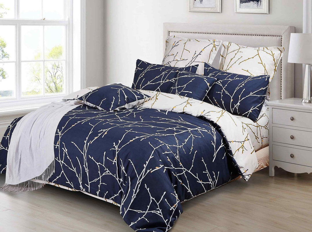 DSZ Product, feed-cond-new, feed-sl-DSZ Freight PayableTree Reversible King Size Blue Duvet Quilt Cover Set - Premium Home & Garden > Bedding > Duvet Covers from Fabric Fantastic ! Shop Online Buy Now at S & D's Value Store Family Business Best Customer ServiceDSZ Product, feed-cond-new, feed-sl-DSZ Freight Payable