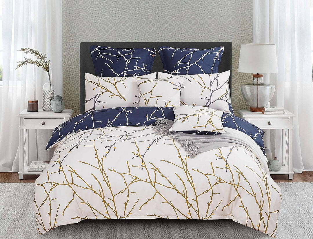 DSZ Product, feed-cond-new, feed-sl-DSZ Freight PayableTree Reversible King Size Bed Quilt/Duvet Cover Set Beige - Premium Home & Garden > Bedding > Duvet Covers from Fabric Fantastic ! Shop Online Buy Now at S & D's Value Store Family Business Best Customer ServiceDSZ Product, feed-cond-new, feed-sl-DSZ Freight Payable