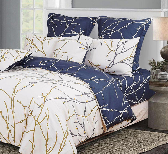 DSZ Product, feed-cond-new, feed-sl-DSZ Freight PayableTree Reversible King Size Bed Quilt/Duvet Cover Set Beige - Premium Home & Garden > Bedding > Duvet Covers from Fabric Fantastic ! Shop Online Buy Now at S & D's Value Store Family Business Best Customer ServiceDSZ Product, feed-cond-new, feed-sl-DSZ Freight Payable