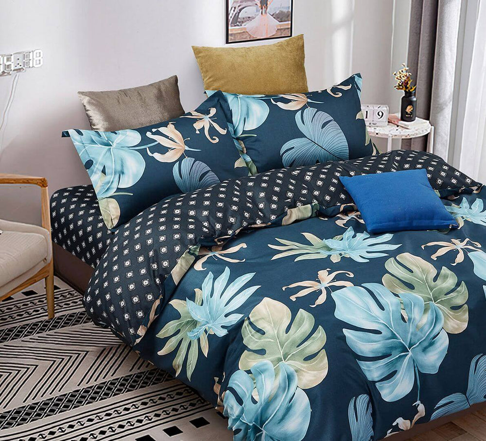 DSZ Product, feed-cond-new, feed-sl-DSZ Freight PayableLeaves King Size Quilt/Duvet Cover Set - Premium Home & Garden > Bedding > Duvet Covers from Fabric Fantastic ! Shop Online Buy Now at S & D's Value Store Family Business Best Customer ServiceDSZ Product, feed-cond-new, feed-sl-DSZ Freight Payable