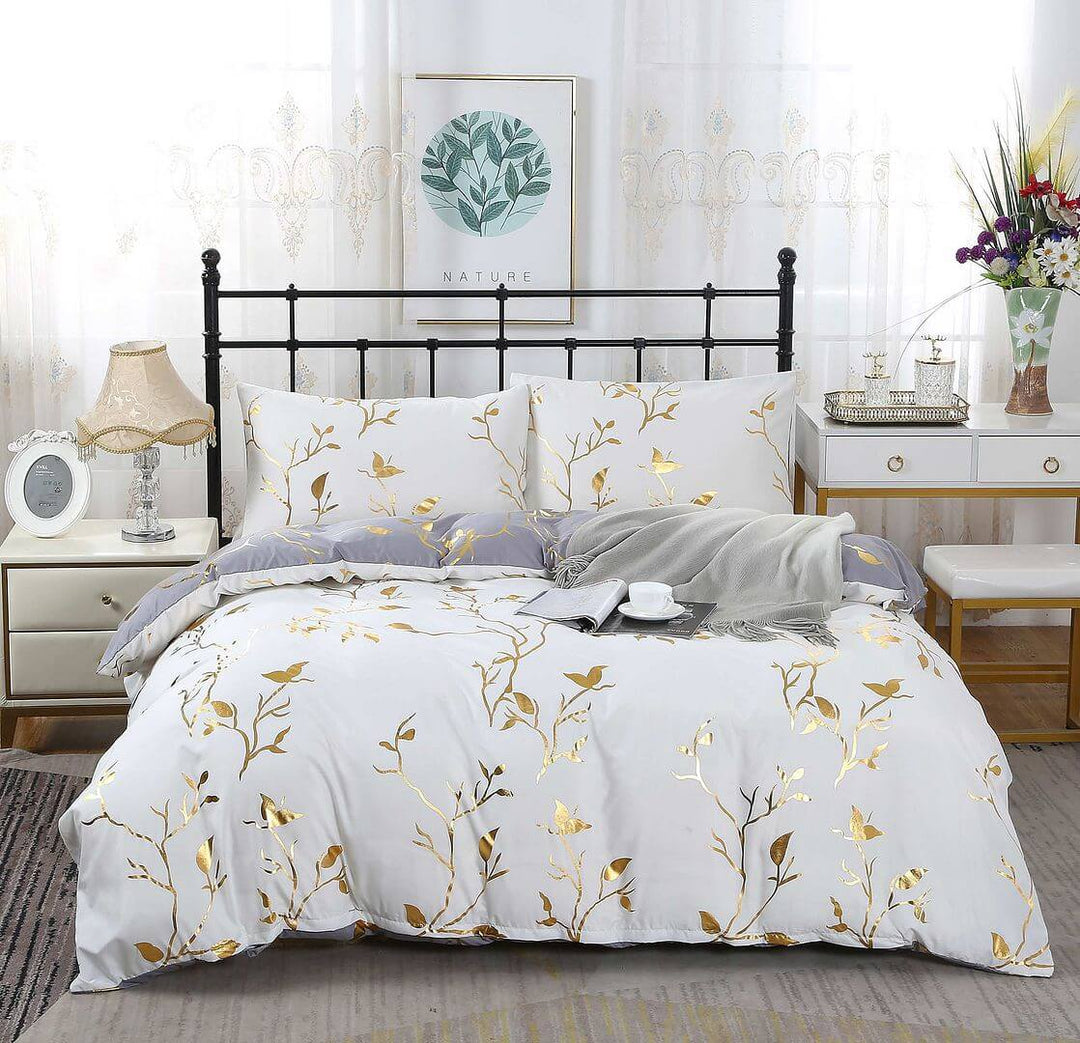 DSZ Product, feed-cond-new, feed-sl-DSZ Freight PayableReversible Design King Size White Duvet Quilt Cover Set - Premium Home & Garden > Bedding > Duvet Covers from Fabric Fantastic ! Shop Online Buy Now at S & D's Value Store Family Business Best Customer ServiceDSZ Product, feed-cond-new, feed-sl-DSZ Freight Payable