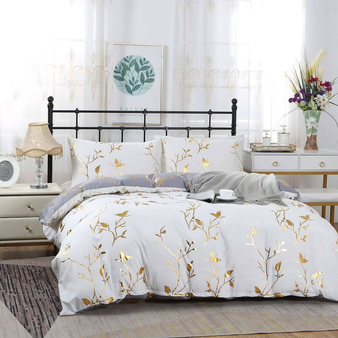 DSZ Product, feed-cond-new, feed-sl-DSZ Freight PayableReversible Design King Size White Duvet Quilt Cover Set - Premium Home & Garden > Bedding > Duvet Covers from Fabric Fantastic ! Shop Online Buy Now at S & D's Value Store Family Business Best Customer ServiceDSZ Product, feed-cond-new, feed-sl-DSZ Freight Payable