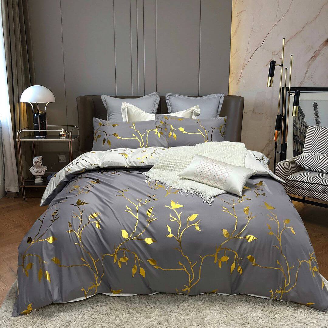 DSZ Product, feed-cond-new, feed-sl-DSZ Freight PayableReversible Design Grey King Size Bed Quilt/Duvet Cover Set - Premium Home & Garden > Bedding > Duvet Covers from Fabric Fantastic ! Shop Online Buy Now at S & D's Value Store Family Business Best Customer ServiceDSZ Product, feed-cond-new, feed-sl-DSZ Freight Payable