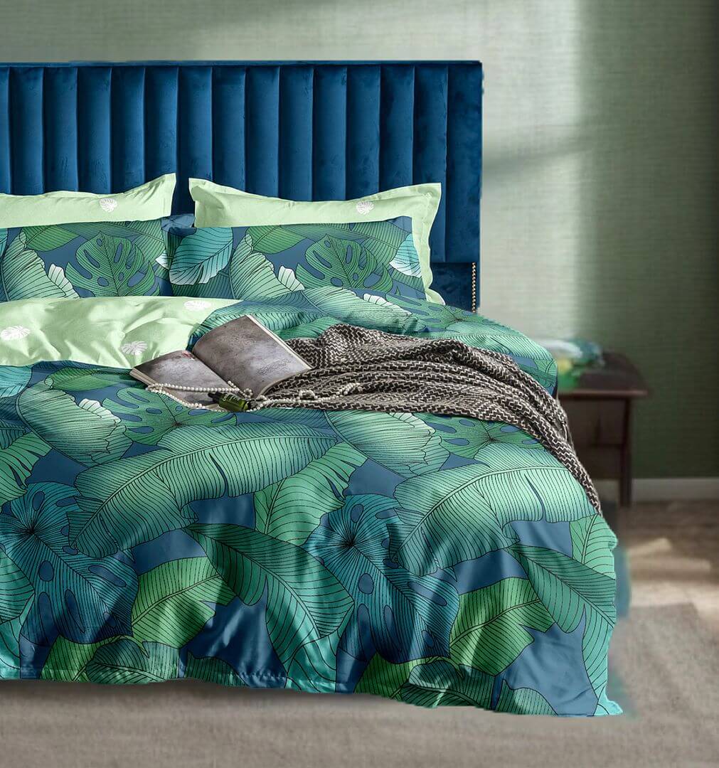 DSZ Product, feed-cond-new, feed-sl-DSZ Freight PayableKalena Leaves Quilt Cover Set - King Size - Premium Home & Garden > Bedding > Duvet Covers from Fabric Fantastic ! Shop Online Buy Now at S & D's Value Store Family Business Best Customer ServiceDSZ Product, feed-cond-new, feed-sl-DSZ Freight Payable