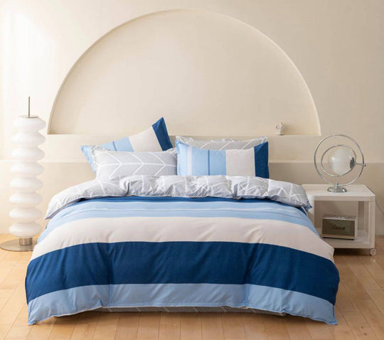 DSZ Product, feed-cond-new, feed-sl-DSZ Freight PayableMannix Striped Quilt Cover Set - King Size - Premium Home & Garden > Bedding > Duvet Covers from Fabric Fantastic ! Shop Online Buy Now at S & D's Value Store Family Business Best Customer ServiceDSZ Product, feed-cond-new, feed-sl-DSZ Freight Payable