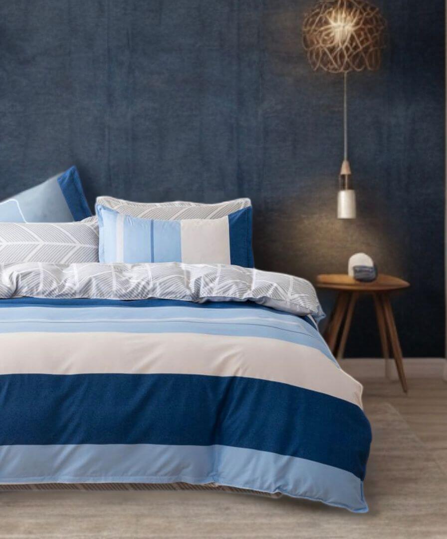 DSZ Product, feed-cond-new, feed-sl-DSZ Freight PayableMannix Striped Quilt Cover Set - King Size - Premium Home & Garden > Bedding > Duvet Covers from Fabric Fantastic ! Shop Online Buy Now at S & D's Value Store Family Business Best Customer ServiceDSZ Product, feed-cond-new, feed-sl-DSZ Freight Payable