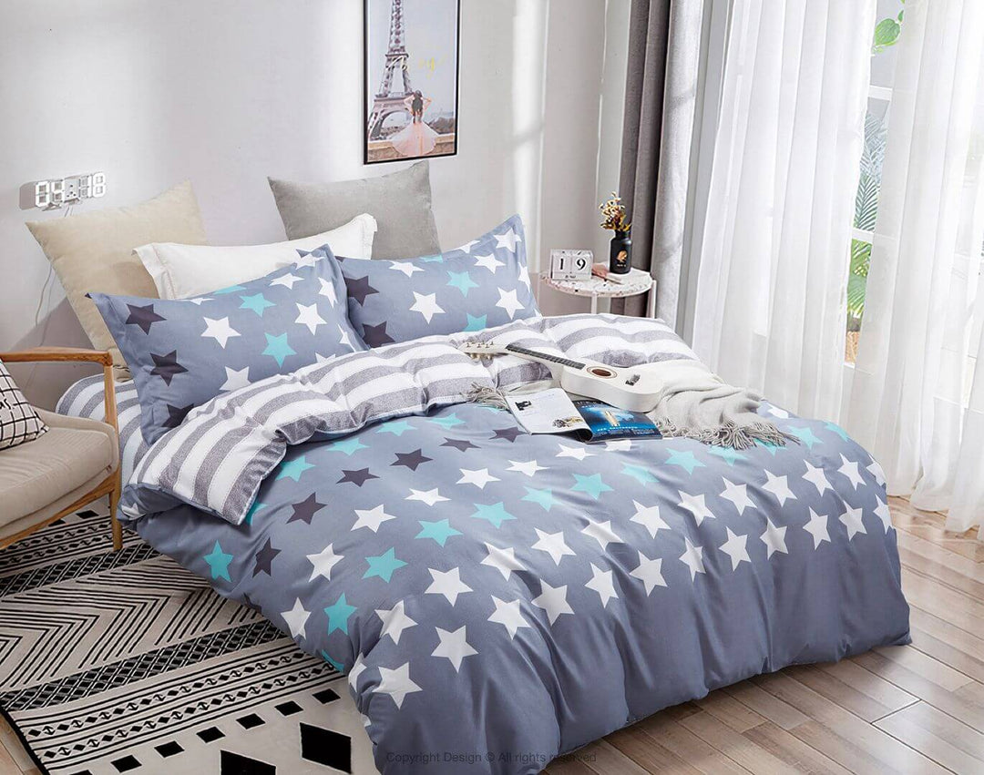 DSZ Product, feed-cond-new, feed-sl-DSZ Freight PayableStars Queen Size Quilt/Duvet Cover Set - Premium Home & Garden > Bedding > Duvet Covers from Fabric Fantastic ! Shop Online Buy Now at S & D's Value Store Family Business Best Customer ServiceDSZ Product, feed-cond-new, feed-sl-DSZ Freight Payable